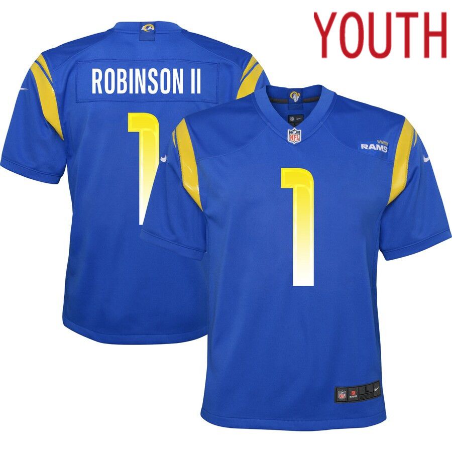 Youth Los Angeles Rams #1 Allen Robinson Nike Royal Home Game NFL Jersey->youth nfl jersey->Youth Jersey